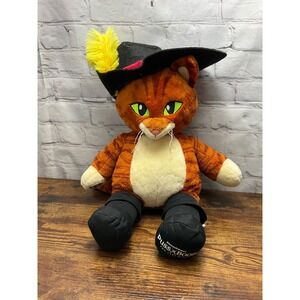Dreamworks Puss in Boots Plush Stuffed Animal Toy with Hat 12 inch
